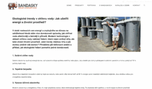 Ekologické trendy v ohřevu vody: Jak ušetřit energii a životní prostředí?